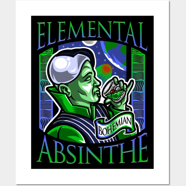 Elemental Absinthe Wall Art by Punksthetic